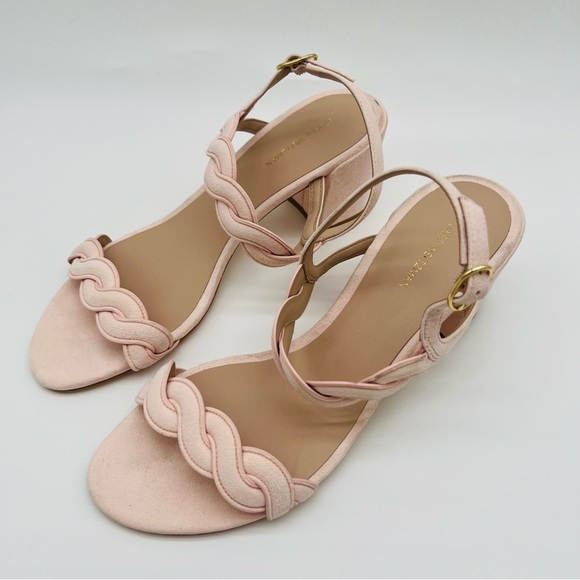 Stuart Weitzman Twistie Heels | Rosewater | Sz 9.5 - Picture 6 of 11